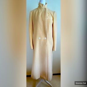 Elegant Cream Long Coat